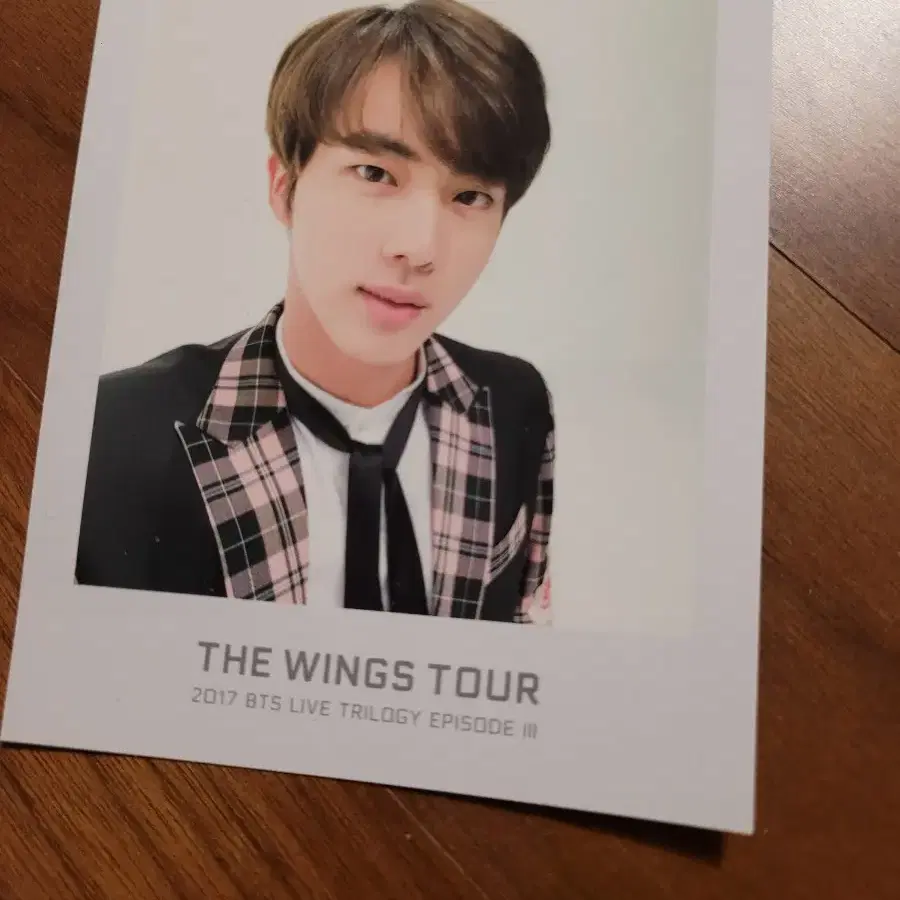 윙즈콘 윙콘 윙즈투어 bts 방탄 진 티켓 바인더 포카