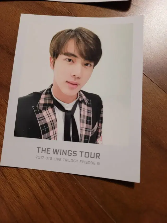 윙즈콘 윙콘 윙즈투어 bts 방탄 진 티켓 바인더 포카