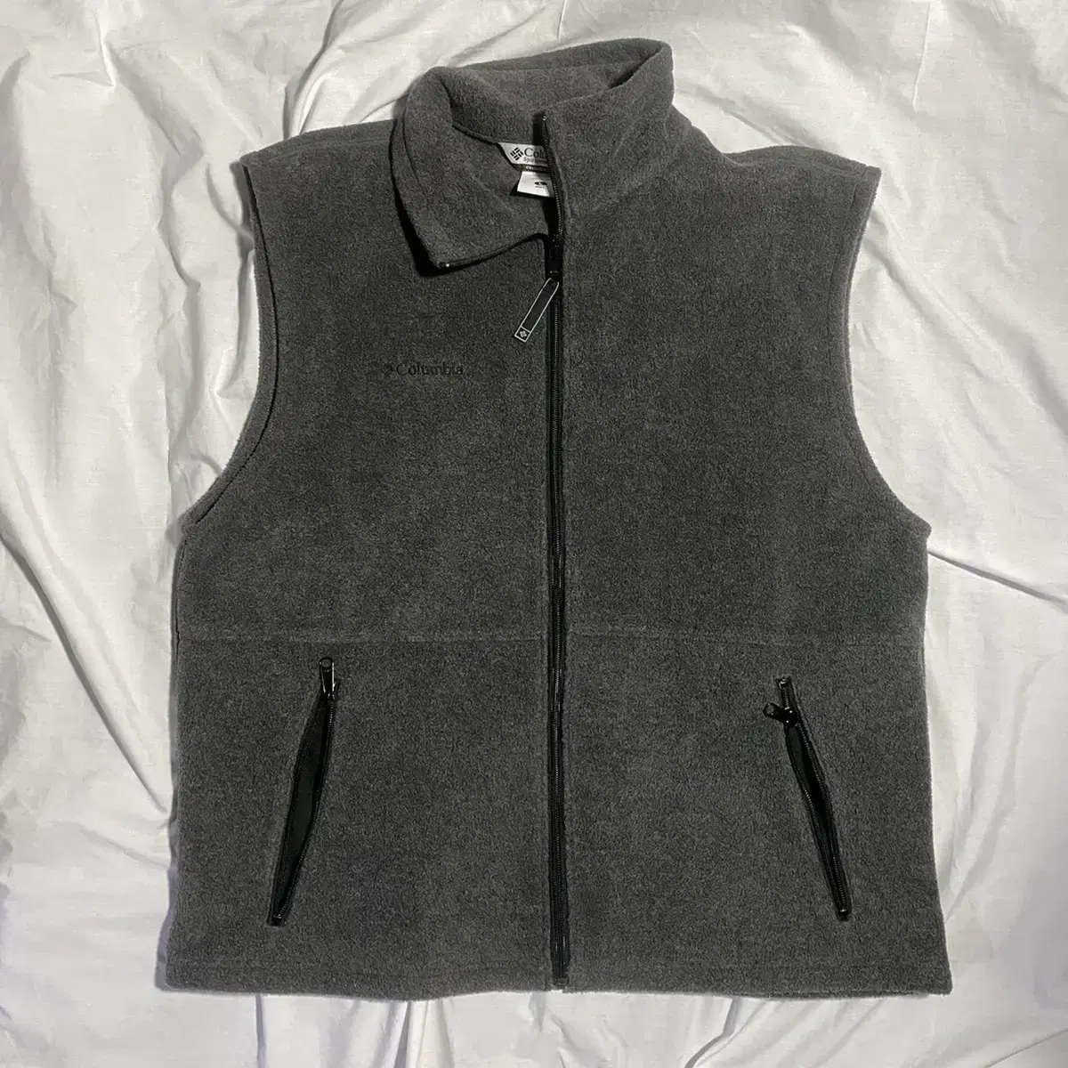 Columbia Full Zip-Up Fleece Vest Sz L