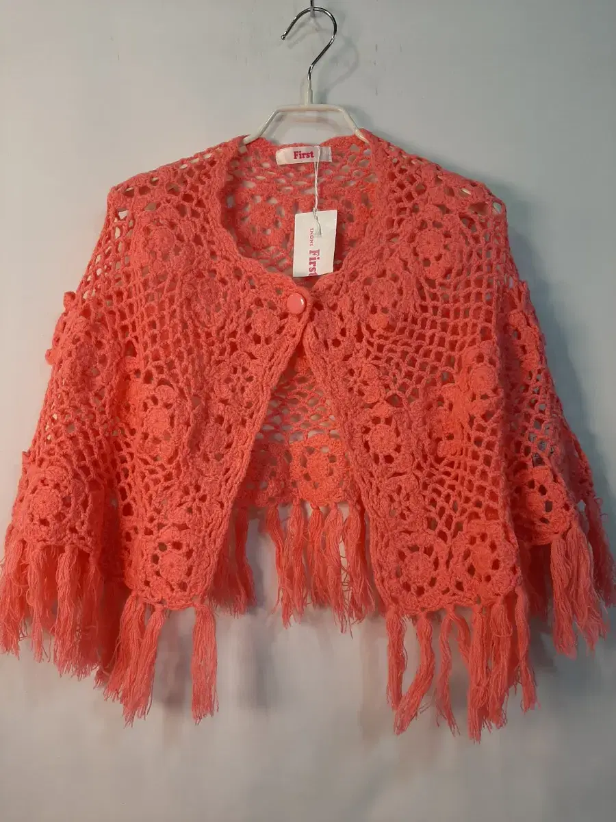 [S~M]Knitting bolero cape, cape, shawl, new