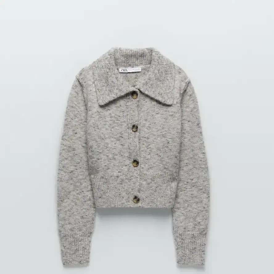 자라 FLECKED KNIT JACKET L사이즈 팝니다