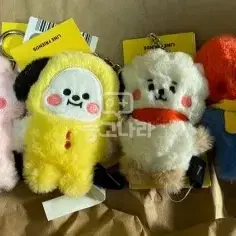 방탄 비티 BT21 베이비 플랫퍼 백참 키링 스탠딩돌 스트로우 마그넷