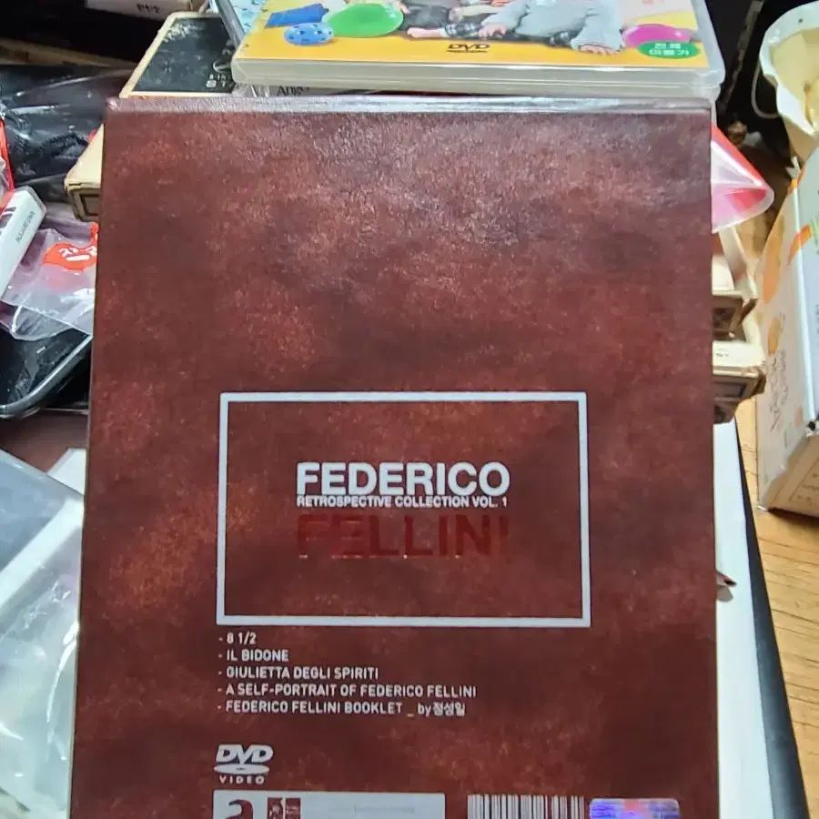 DVD FEDERICO FELLINI 8 1/2, IL BIDONE,박스