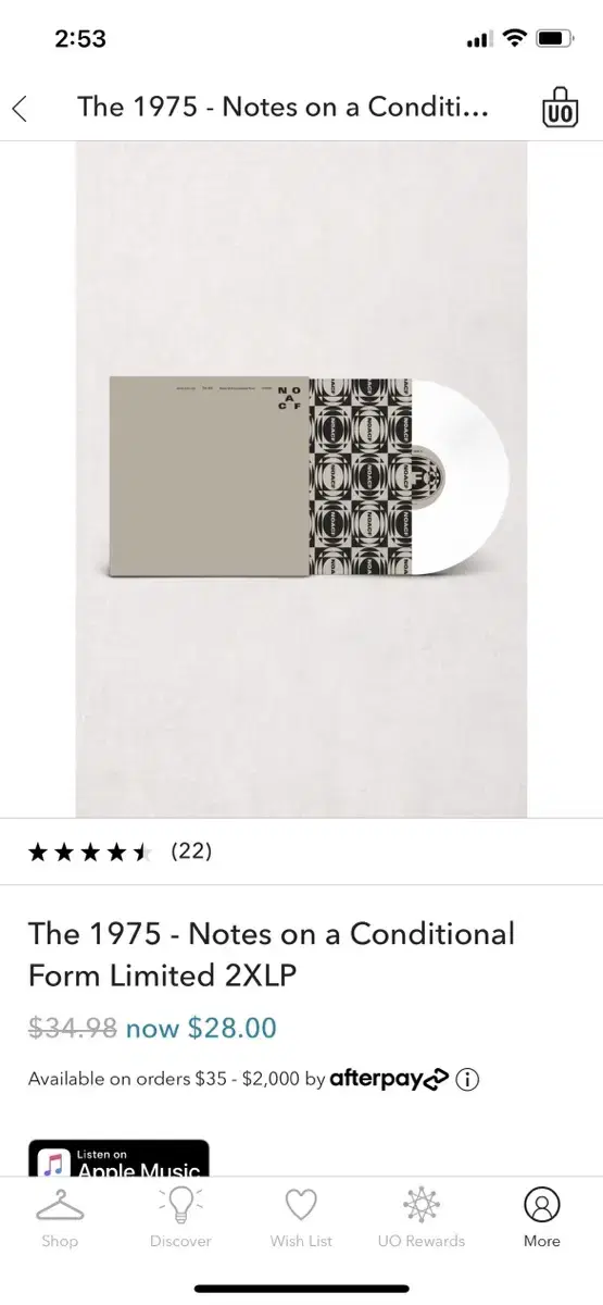 the 1975 LP