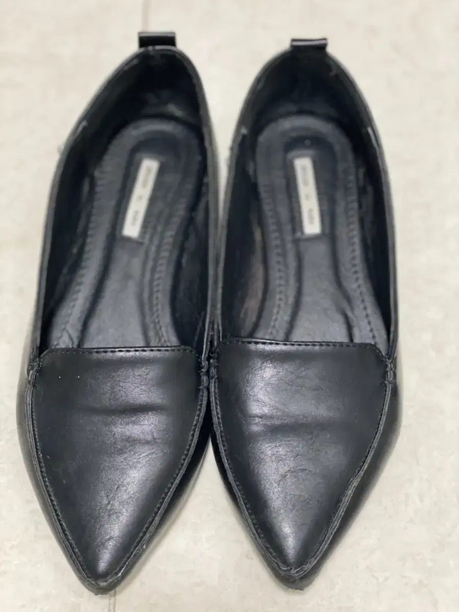 Flat shoes black 230