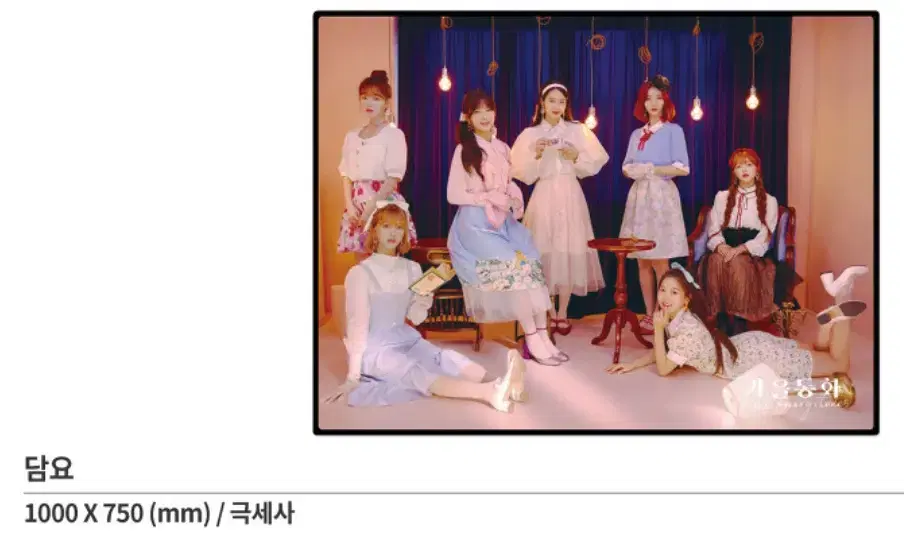 Oh My Girl Gaeul Fairy Tale Blanket