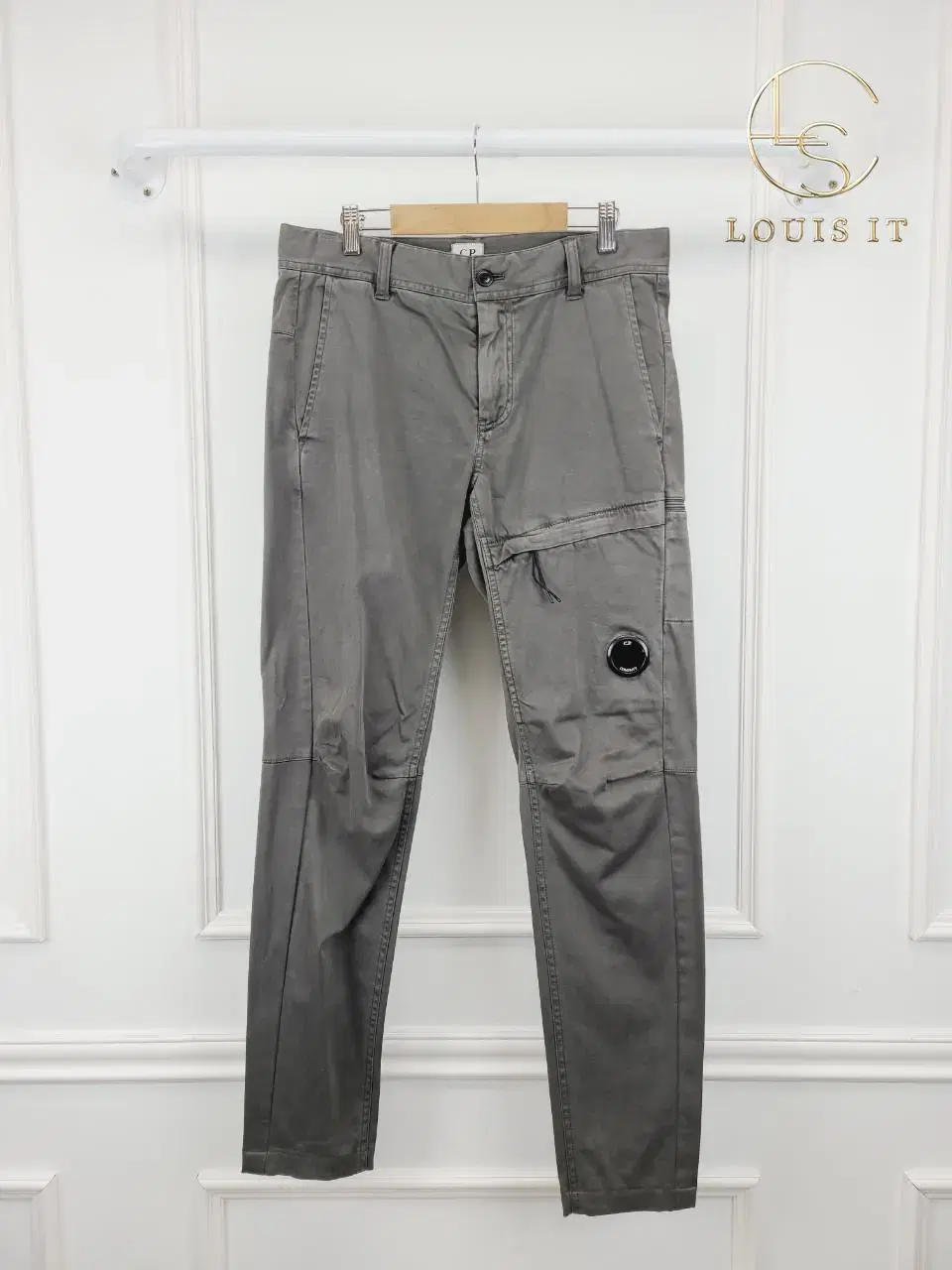 [80] CP Company Gray Vintage Logo Ren Cargo Pants