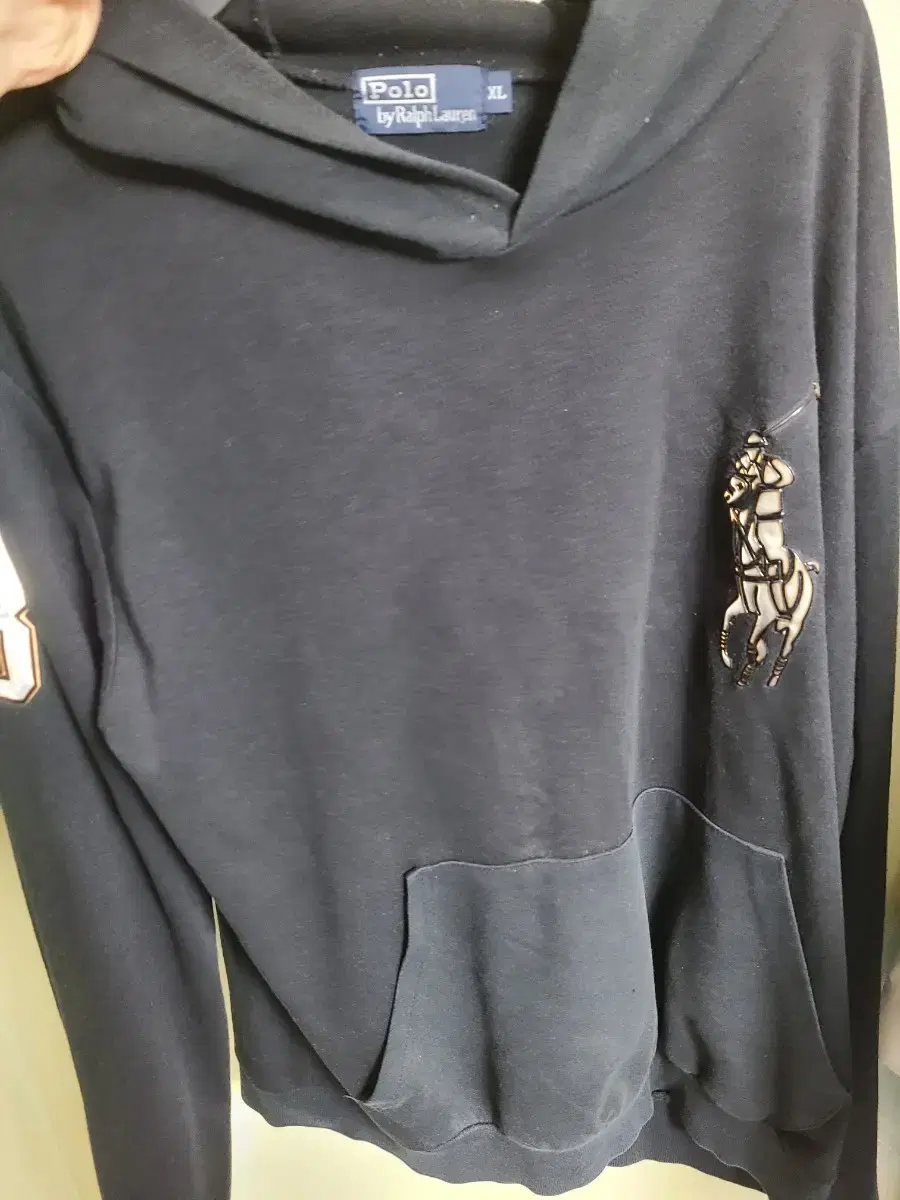 Black Polo Hoodie XL sells