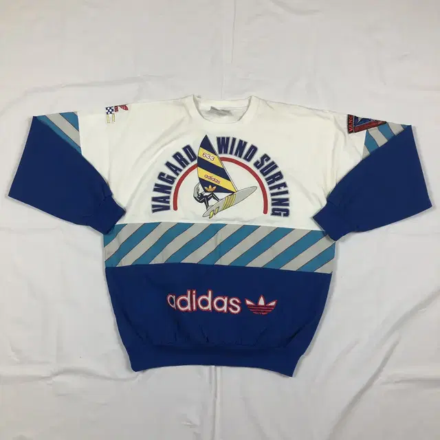 80s 아디다스 adidas vangard wind surfing 맨투맨