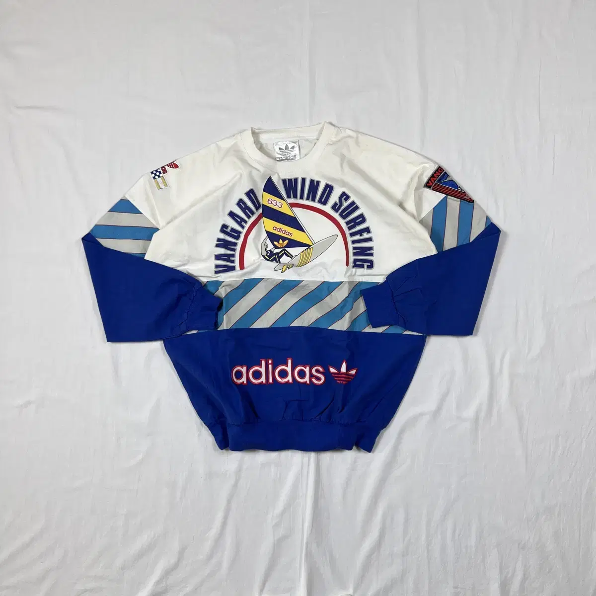 80s 아디다스 adidas vangard wind surfing 맨투맨