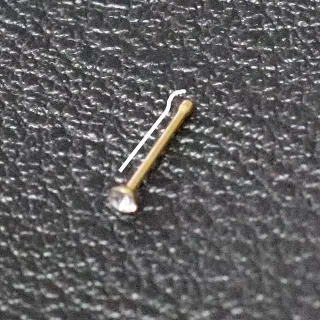 1.5mm 기본 코피어싱 골드 특수피어싱 써지컬스틸