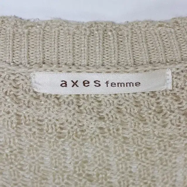 axes femme 레이스 진주 롱가디건 [21030611]