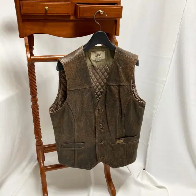 LEE leather vest