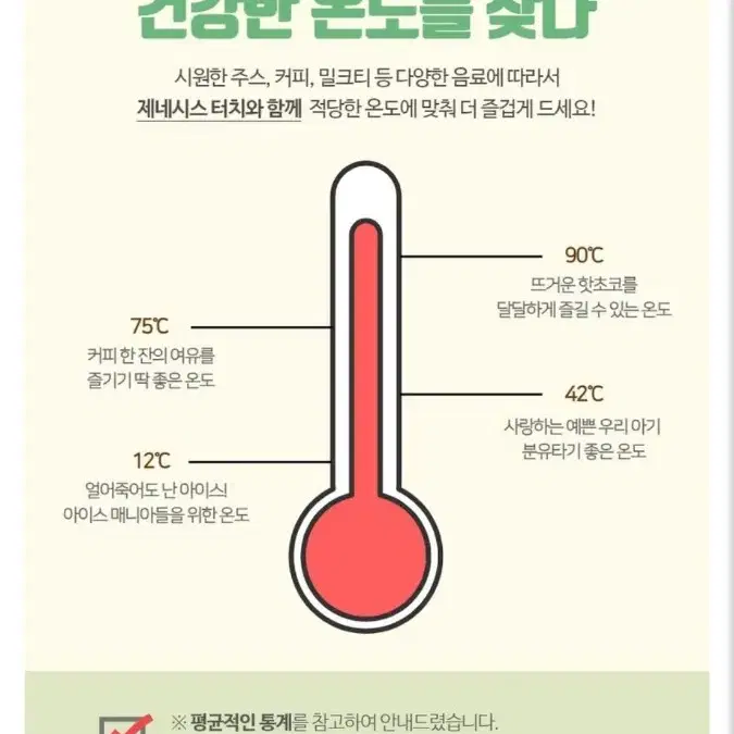 (새제품)제네시스 터치 온도계 텀블러