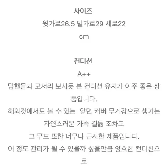 샤넬 토트백 (금장)(정품)