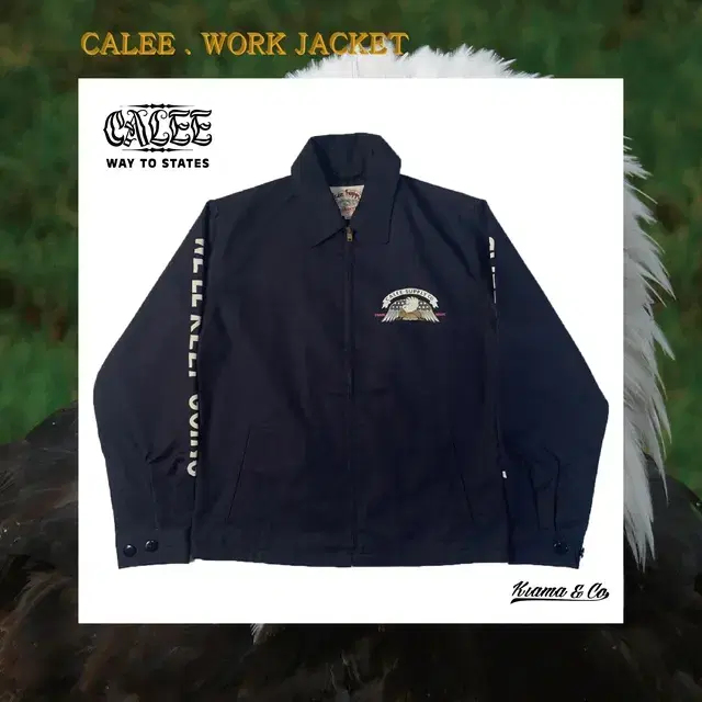 Calee Type II Double jacquard denim jacket.