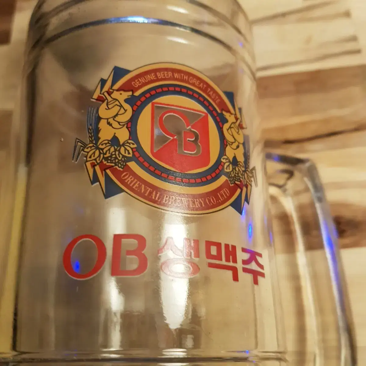 오비 OB 생맥주컵 잔 1리터 1000cc 1l 1000ml 맥주컵 신품