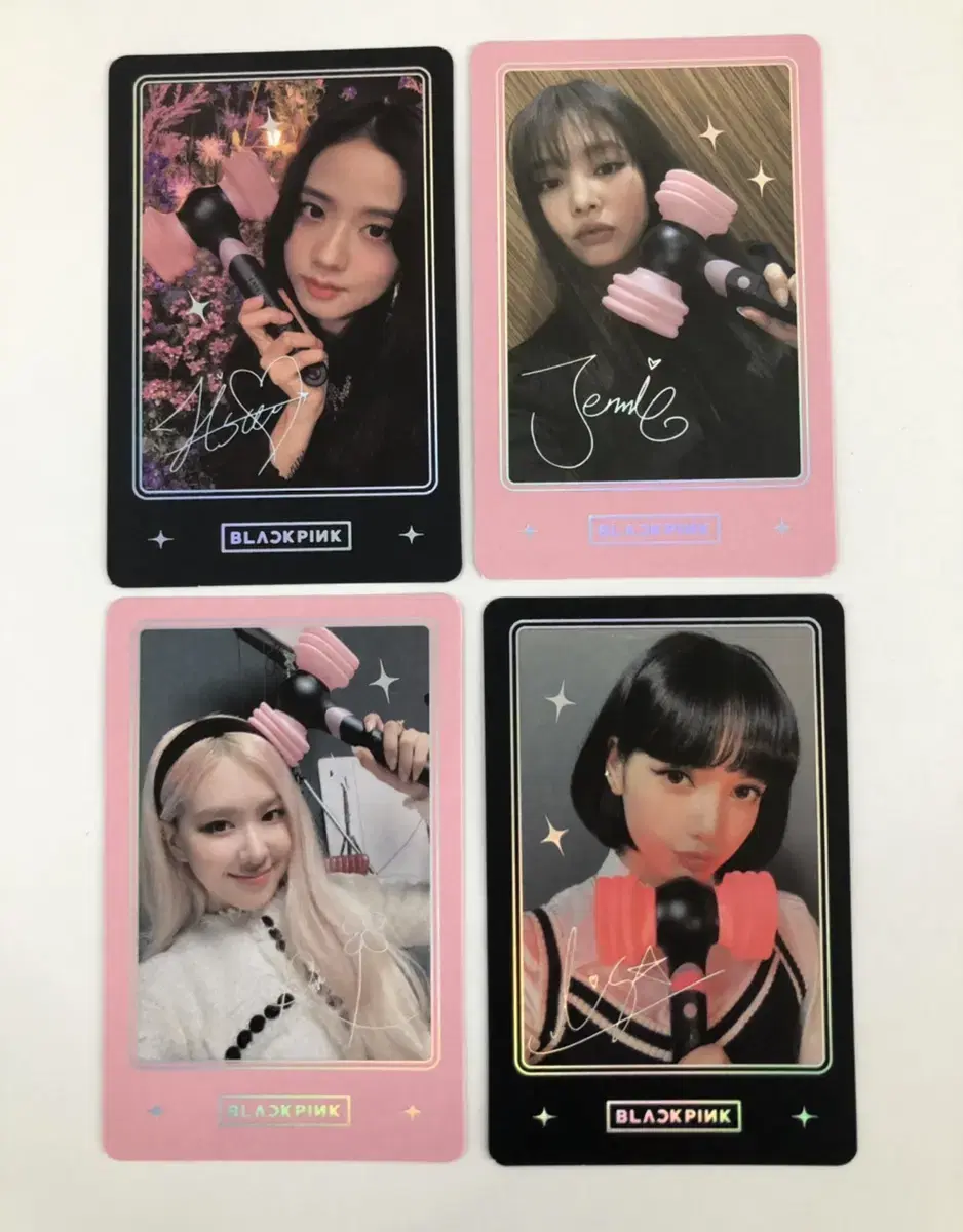 Black Pink lightstick photocard