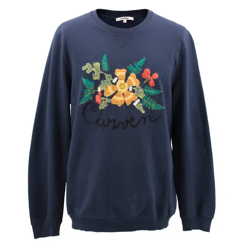 carven 까르벵 자수 맨투맨. sweatshirt.