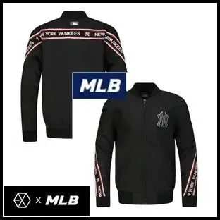 18SS MLB 찬열 윈드브레이커 자켓 블랙 [M]