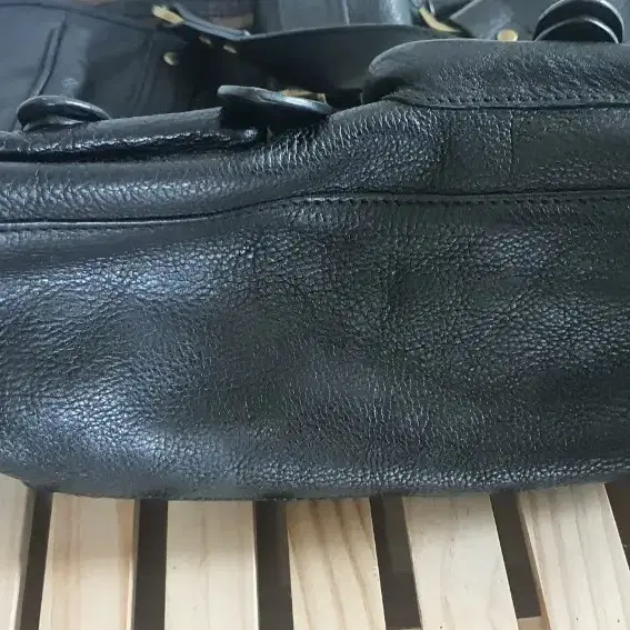 (MULBERRY)멀버리 록산느 ROXANNE A4 블랙 레더 숄더백