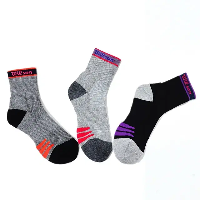 Wilson Women's Sports Single-Ply Socks 3-Piece