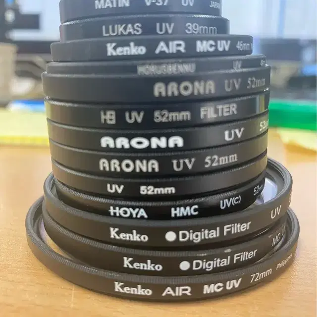 62mm 호야, 켄코 카메라 렌즈 필터 싸게 판매합니다.