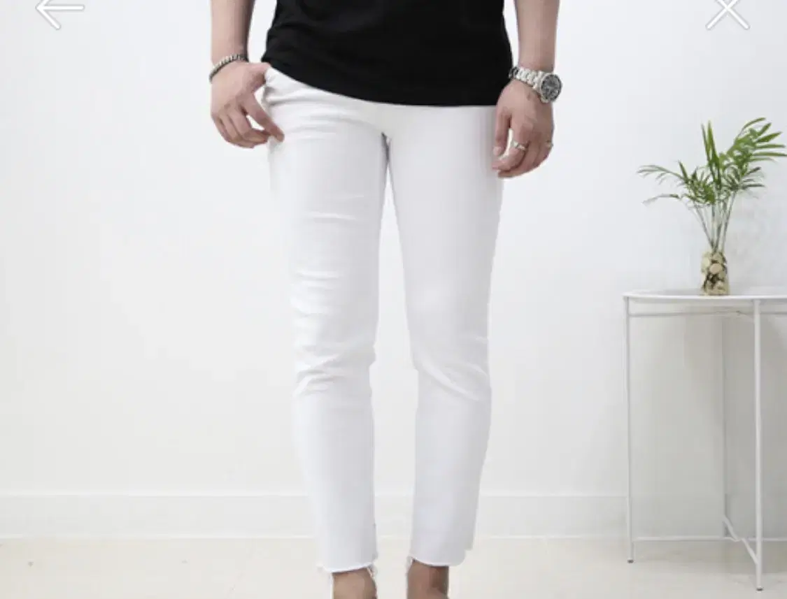 Men's white pants