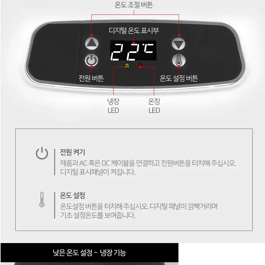 24 30리터 냉온장고 냉장고 이동식냉장고 차량용냉장고 캠핑냉장고 온장고