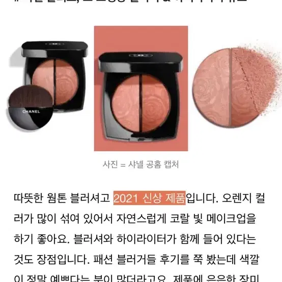 샤넬 한정판 플뢰르 드 쁘렝땅