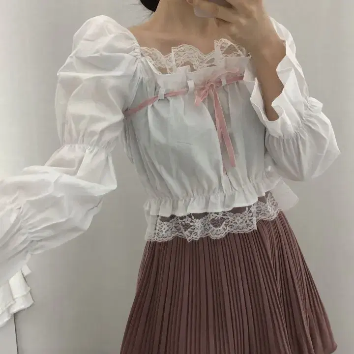 ribbon blouse