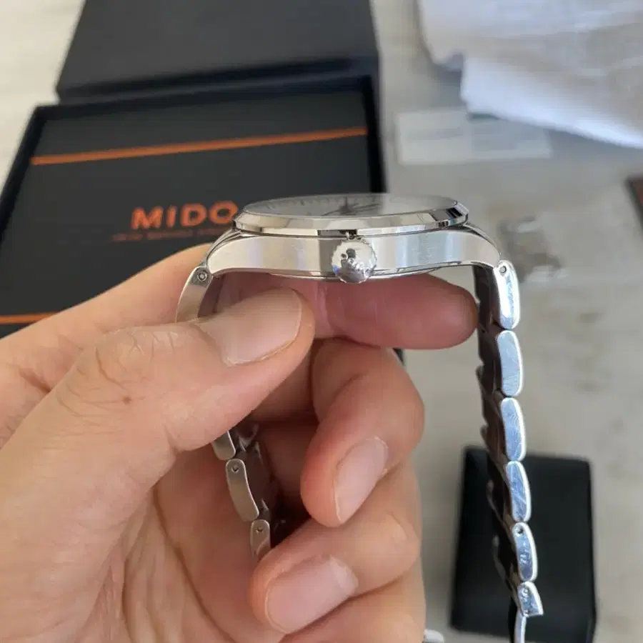 미도 멀티포트 42mm 판매 MIDO 흰판 교환X