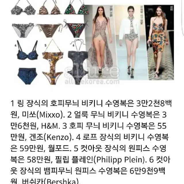 Wolford 비키니 명품 수영복(M사이즈)