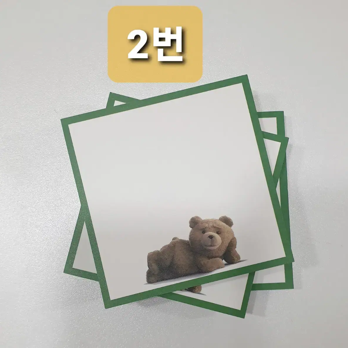 19금 테드곰 떡메모지  (2종류)