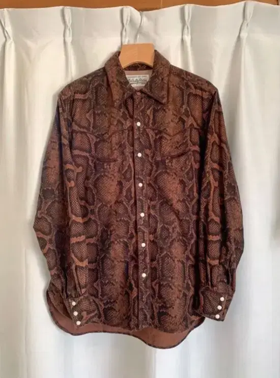 Wakomaria 19AW 50SWestern Python Shirt