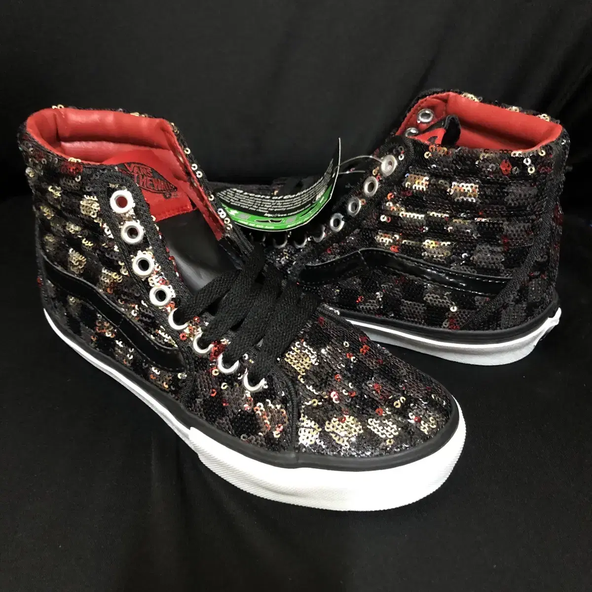 반스 V38 디스코 sk8hi 235