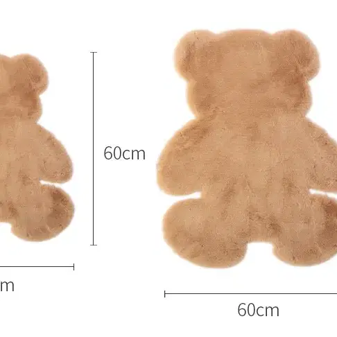 귀여운 곰돌이 발매트 테이블 매트 욕실 소품 키덜트
