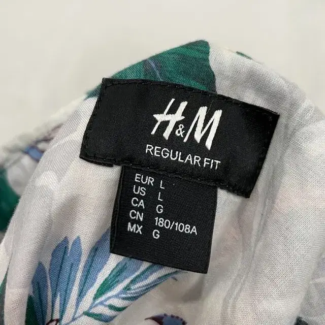 H&M 하와이안 셔츠