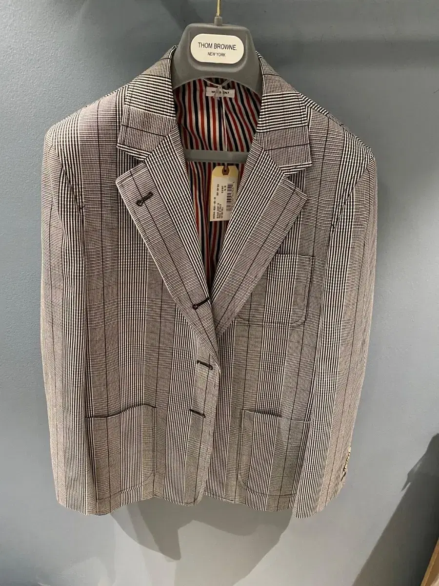 [Genuine] Thom Browne Check Jacket_Rarity!!!_Zuurzeitraum