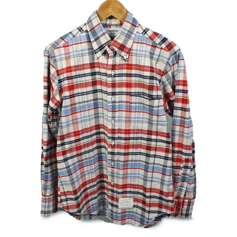 [2] Thom Browne Burger King Hidden Tricot Check Shirt