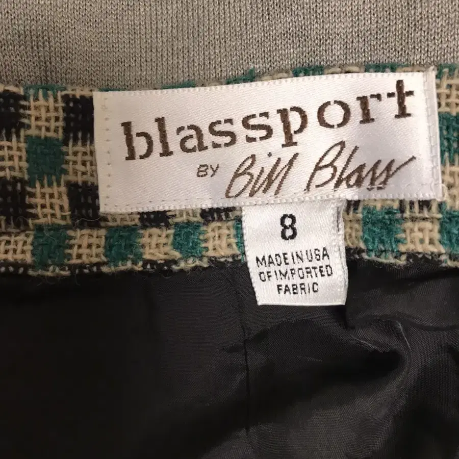 Bill Blass 정장 스커트 사이즈8