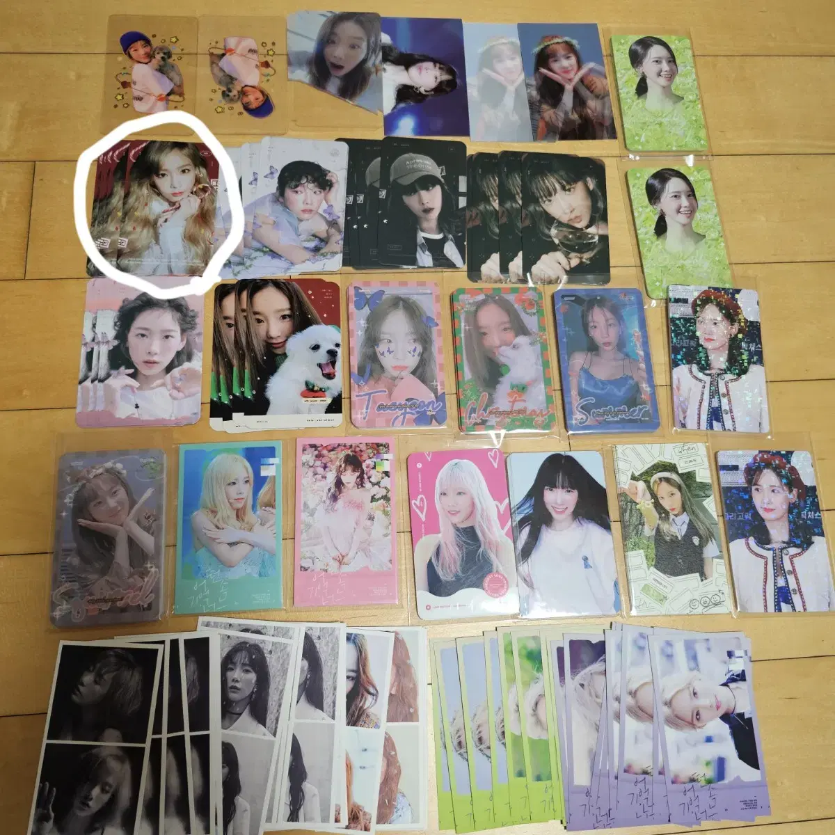 Girls Generation girlsgeneration taeyeon kim taeyeon yoona im yoona Merchandise unofficial goods photocard Sell Ranbong Ranbak