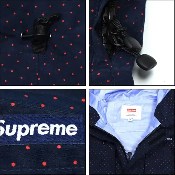 Supreme Pin Dot Shell 슈프림 핀도트 쉘 자켓 네이비