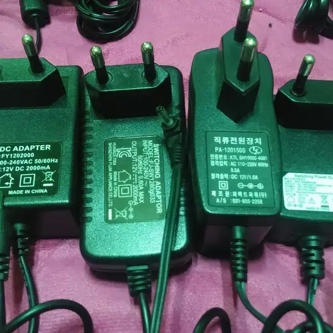 12V 아답타 개당 1만