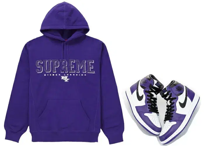 Supreme Jim's Hooded Purple M