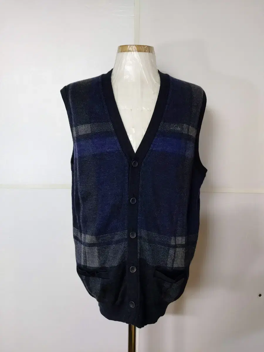 105)DAKS Daks 100% pure cotton men's vest vest