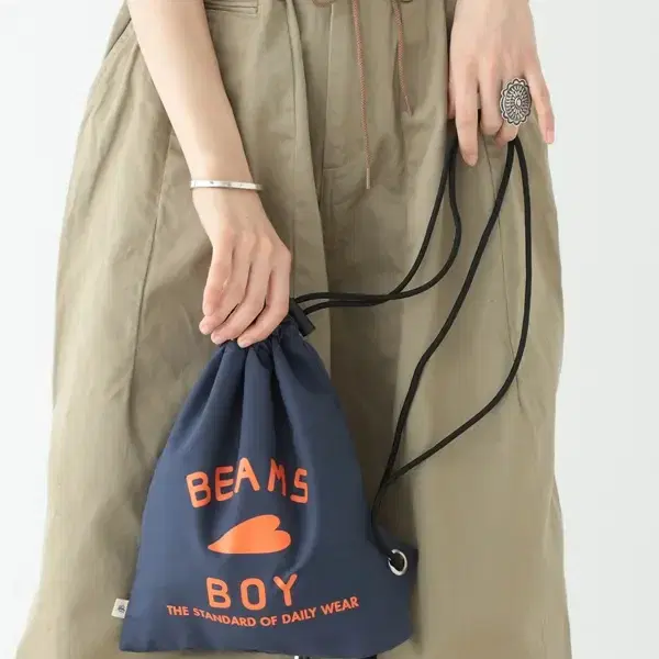 BEAMS BOY 빔즈보이 복조리 쇼퍼백 아메카지 가방 2color