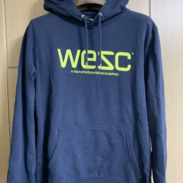 wesc 위에스씨 네이비 기모 후드 m사이즈