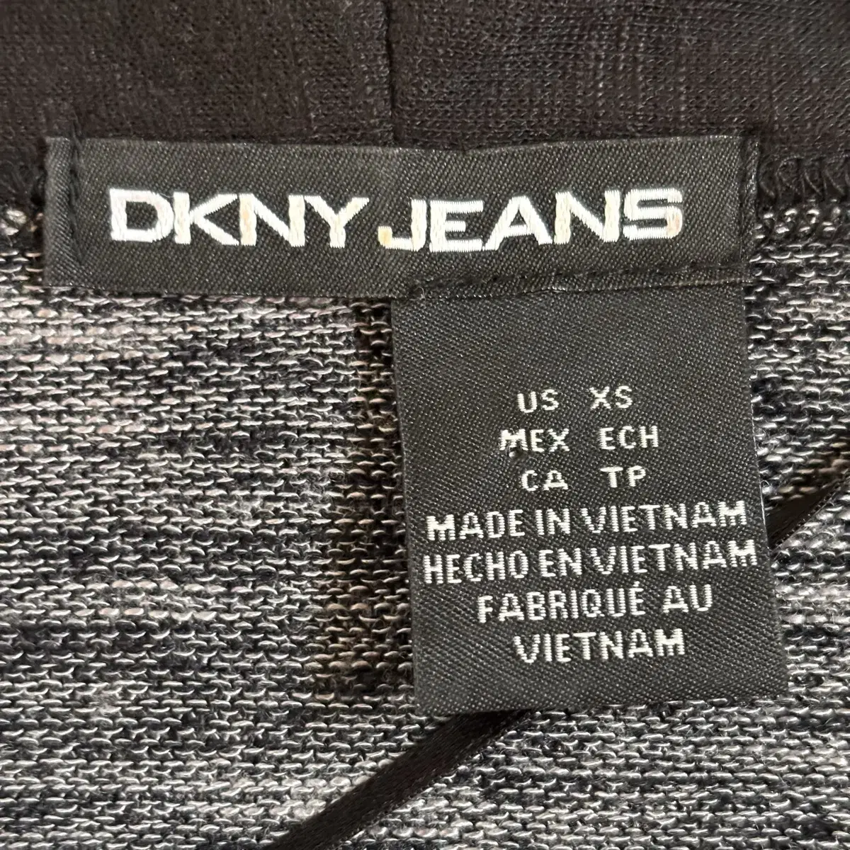 DKNY 정품 소프트 그레이 가디건 여성 실루엣 수입