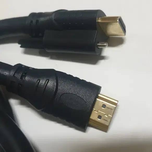 미사용)HDMI 1.4 Screw Lock(한쪽만) 2미터